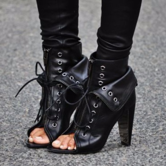 Alexander Wang Shoes - Alexander Wang Freja Boots High Heel Black Size 39